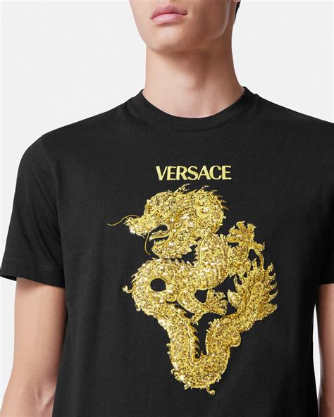 versace dragon t shirt|Year of the Dragon T.